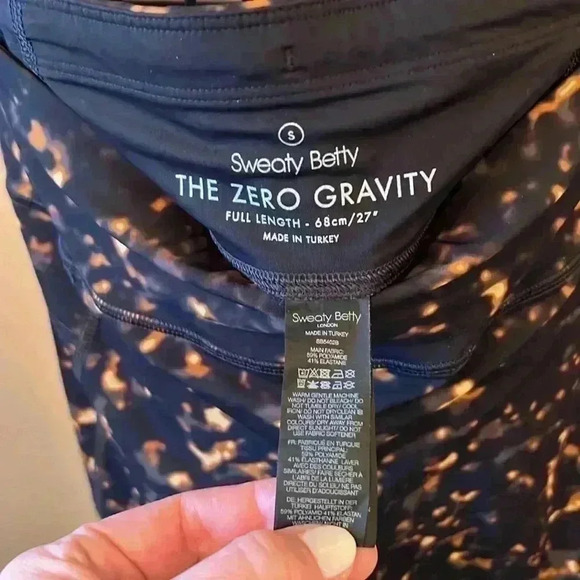 Sweaty Betty The Zero Gravity Full Length Legging-Sz S Tortoise Shell Pattern - Picture 3 of 5